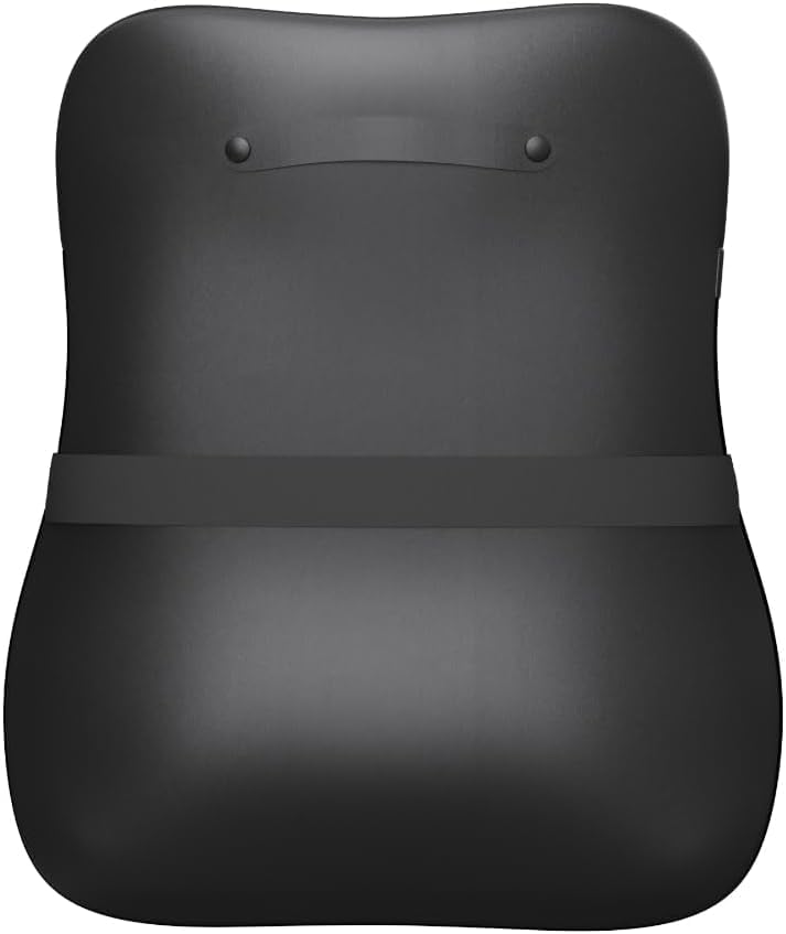Pryfey massager used on lower back with deep kneading.