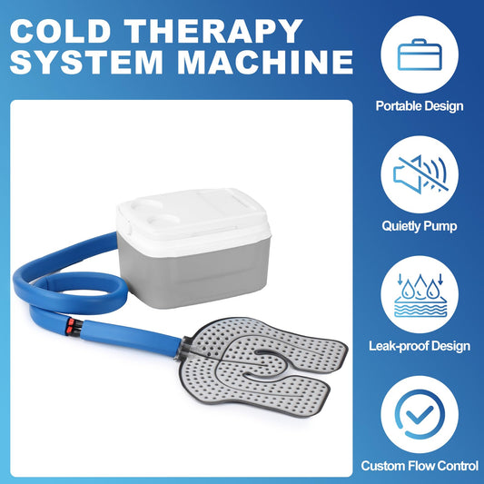 Pryqutia Ice Machine System 8-quart cooler enables longer sessions.