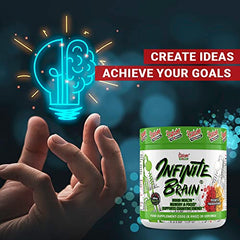 Psycho Pharma Infinite Brain front view conveys premium, ready-to-use nootropic