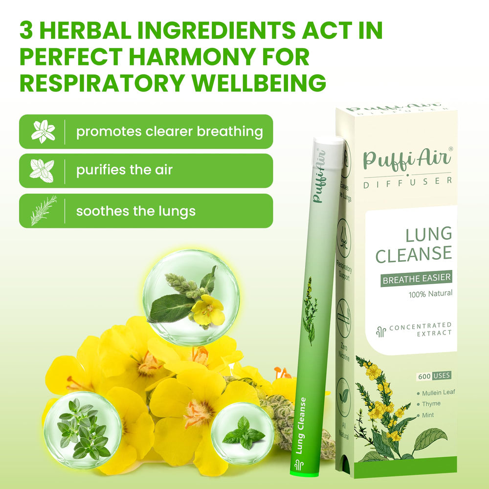 PUFFIAIR all-natural design without synthetic additives for discreet use.