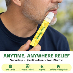 PUFFIAIR hand-to-mouth routine mimicked for familiar use