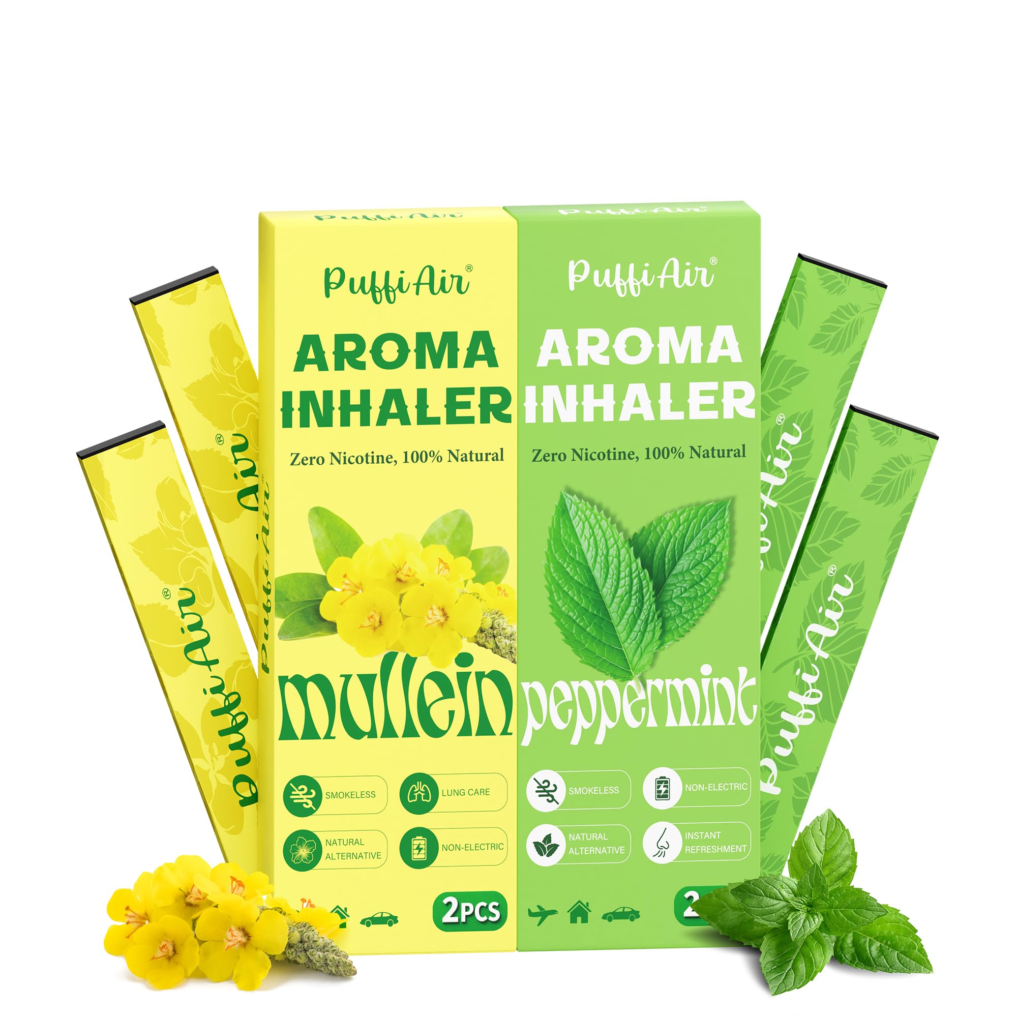 PUFFIAIR mullein inhaler for grounding breathing comfort