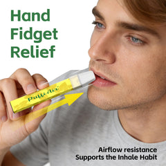 PUFFIAIR peppermint inhaler provides refreshing airflow