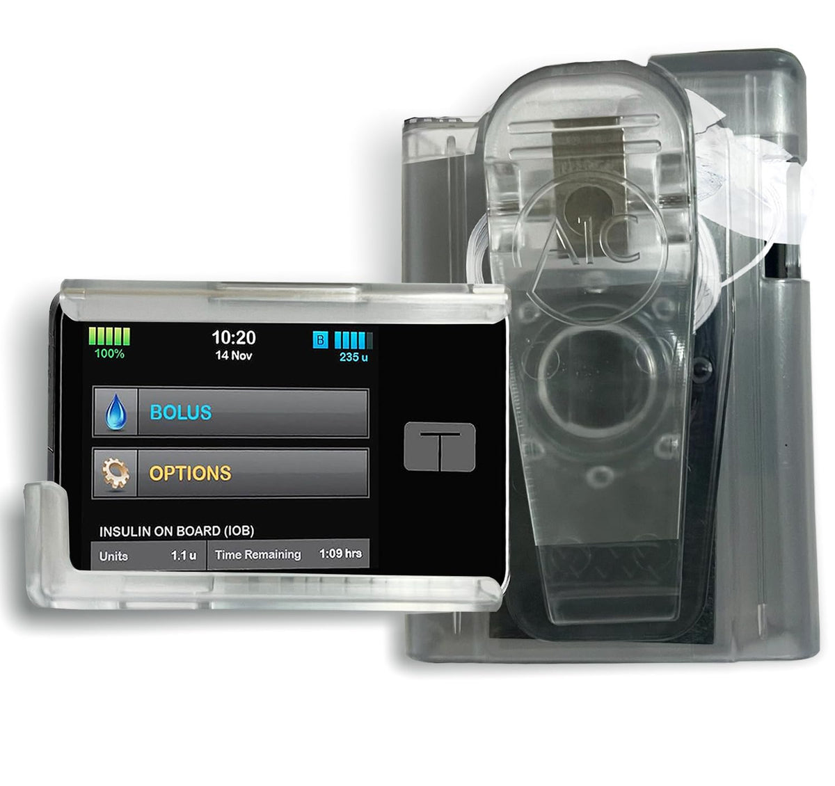PUG PROTECTIVE GEAR A1C 360 rotating pump case for Tandem, highlighting compatibility.