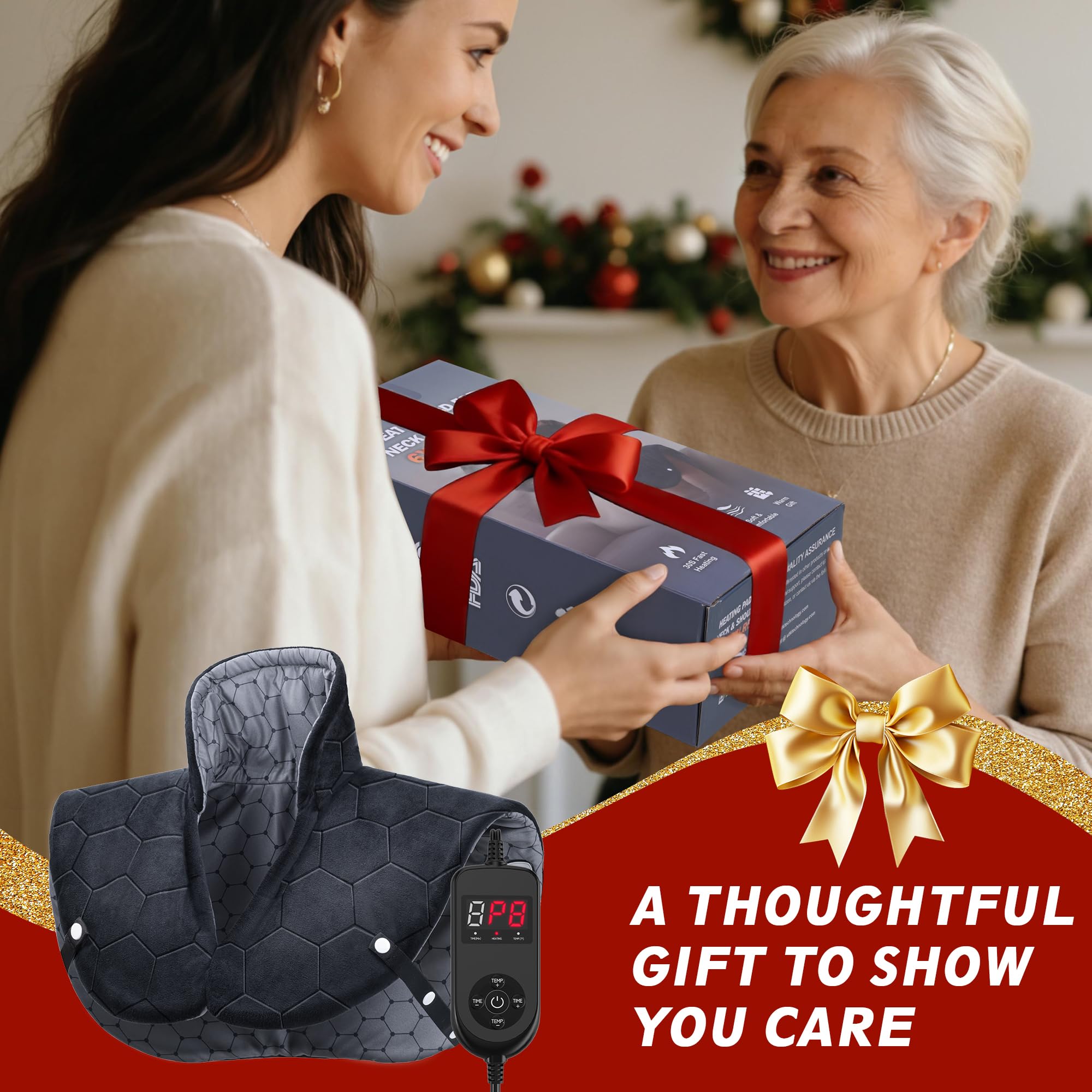 Pulax pad has a removable, washable cover for easy care.