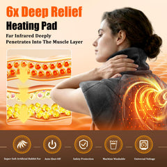 Pulax pad on neck shows ergonomic contour for a comfortable fit