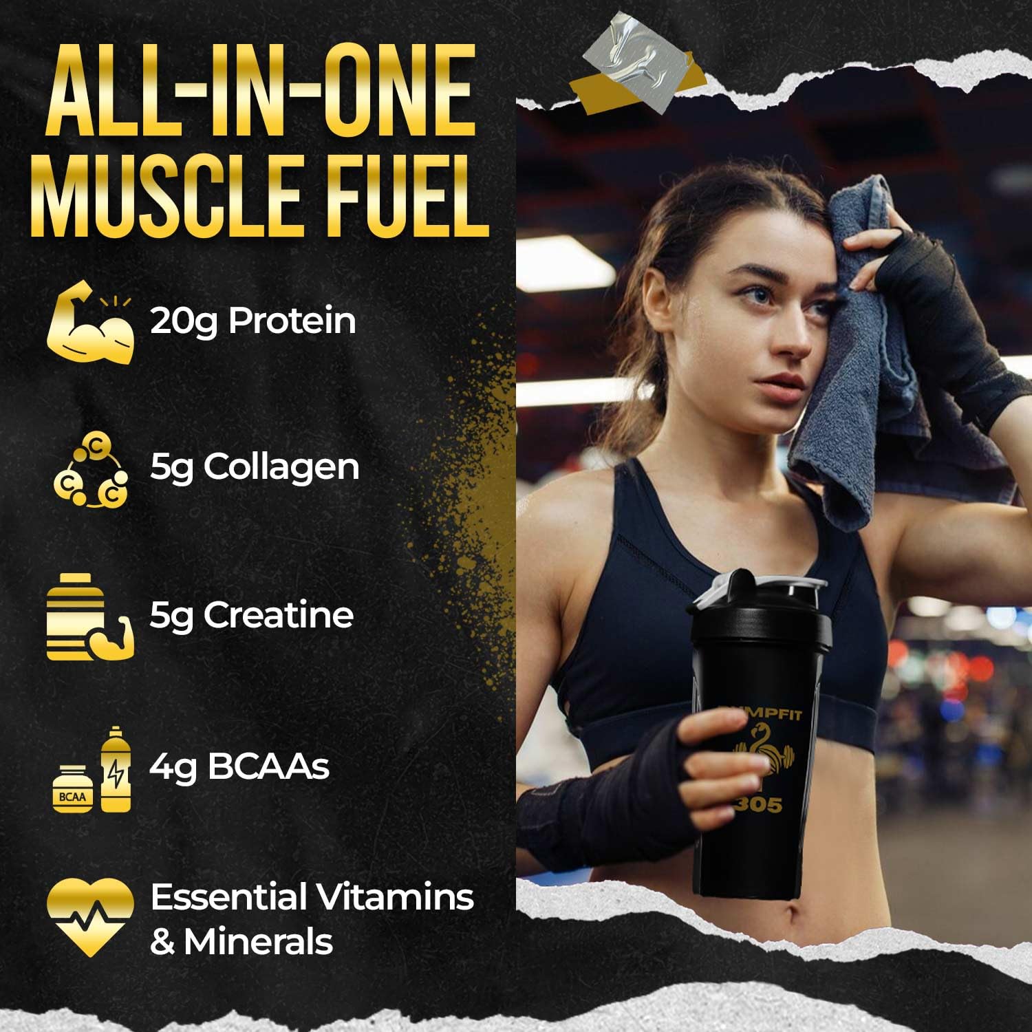 PUMPFIT305 Vitamin D and Calcium promote bone health and immune resilience