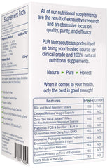 PUR Nutraceuticals gut health illustration highlights microbiome balance and everyday vitality