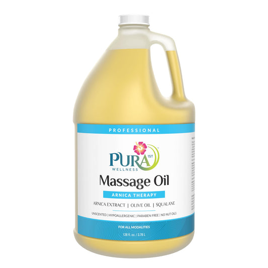 PURA 1st Arnica Therapy bottle with pump for smooth professional application