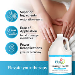 PURA 1st Arnica Therapy lotion 1 gallon container for clinics