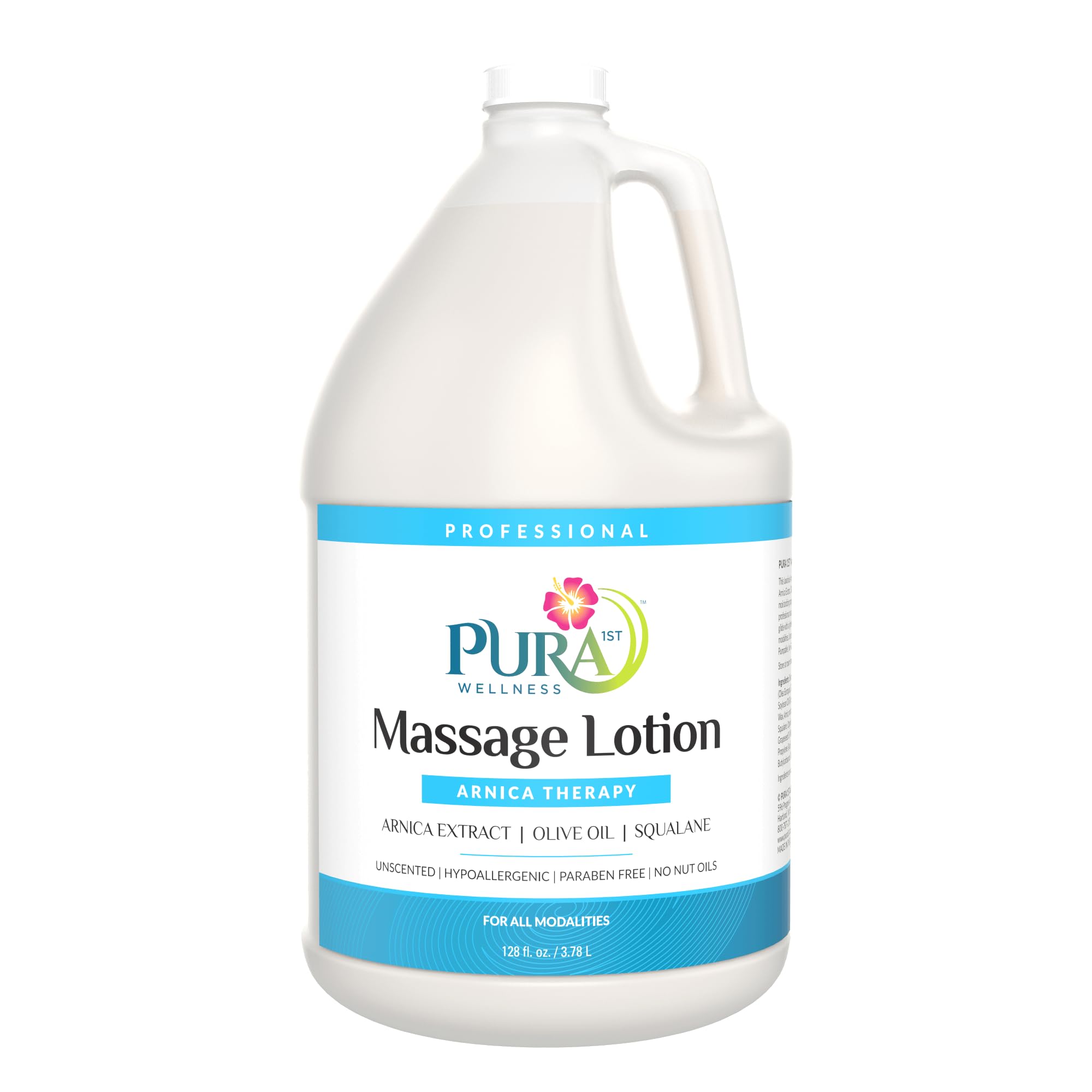 PURA 1st Arnica Therapy lotion bottle with pump for efficient massages