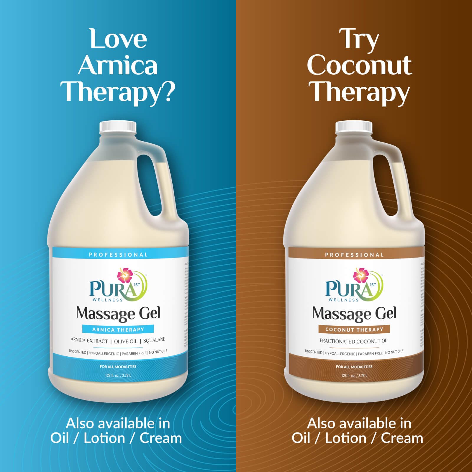 PURA 1st Arnica Therapy gel made in the USA for therapists