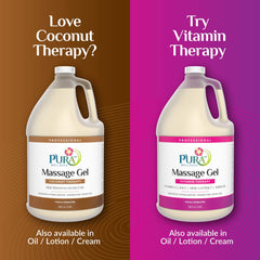 PURA 1st Coconut Therapy scene with therapist applying unscented gel during Swedish massage