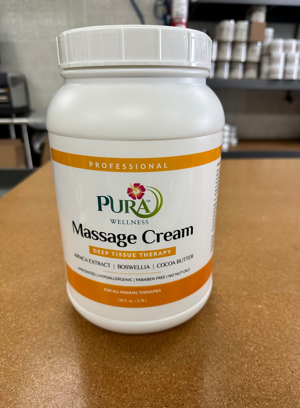 PURA 1st made-in-usa professional-grade cream for clinics and home practice.