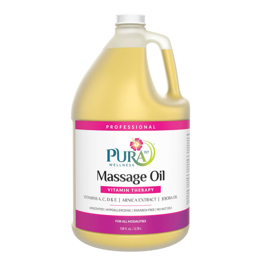 PURA 1st Vitamin Therapy oil bottle for smooth massage and hydration