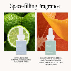 Pura 4 diffuser front shows compact design for discreet placement and convenience.