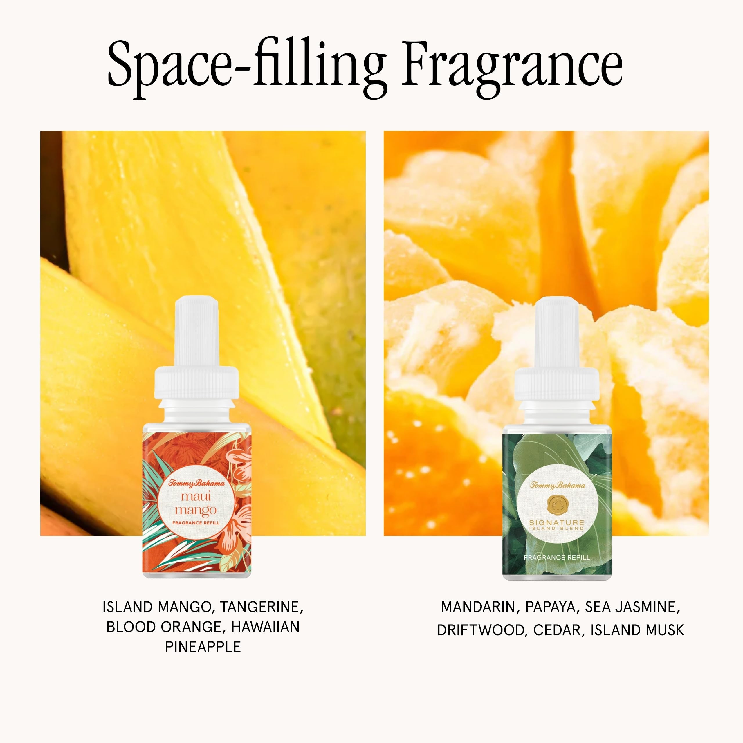 Pura Maui Mango refill delivers tropical notes to brighten any space.