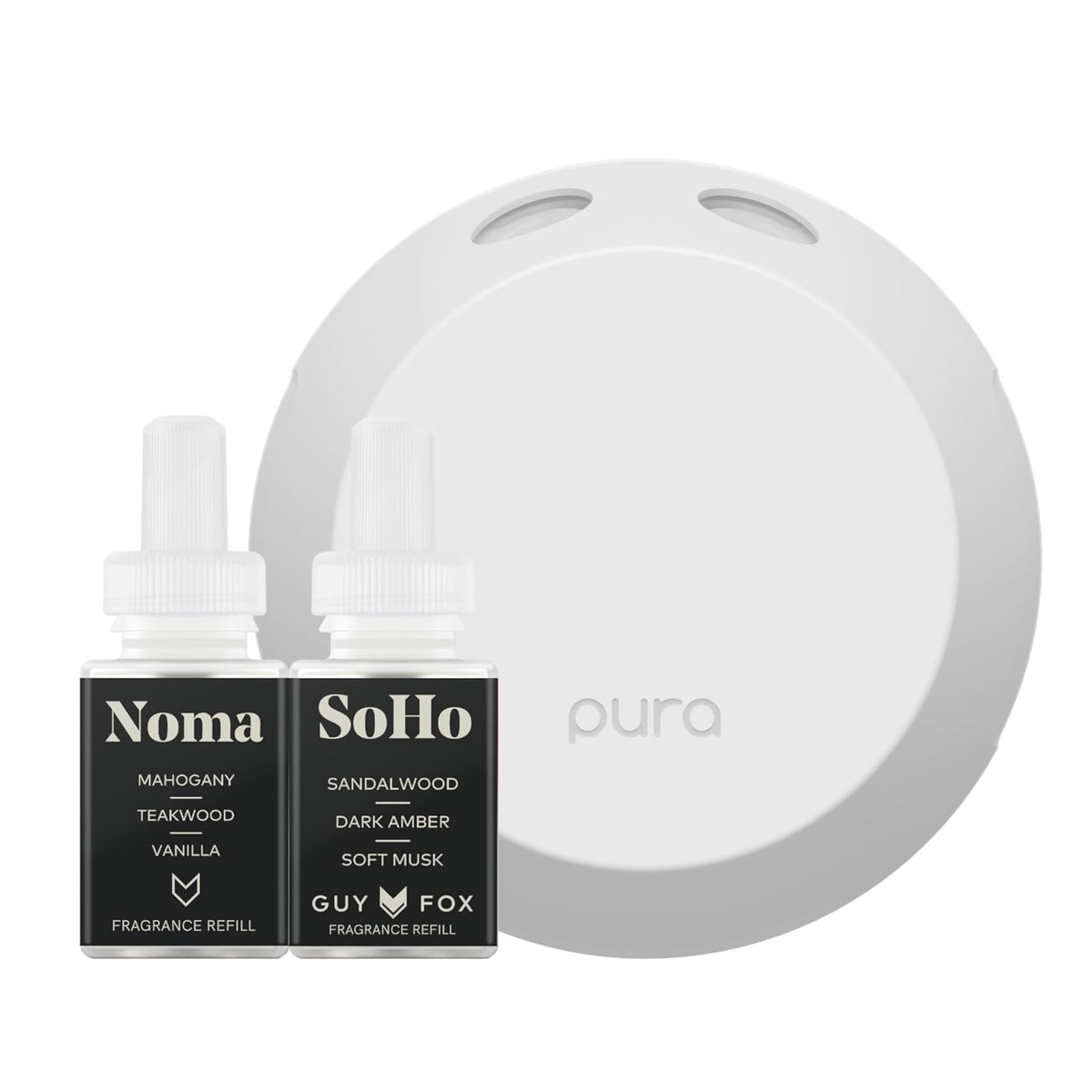 Pura starter set in square box for easy unboxing and setup
