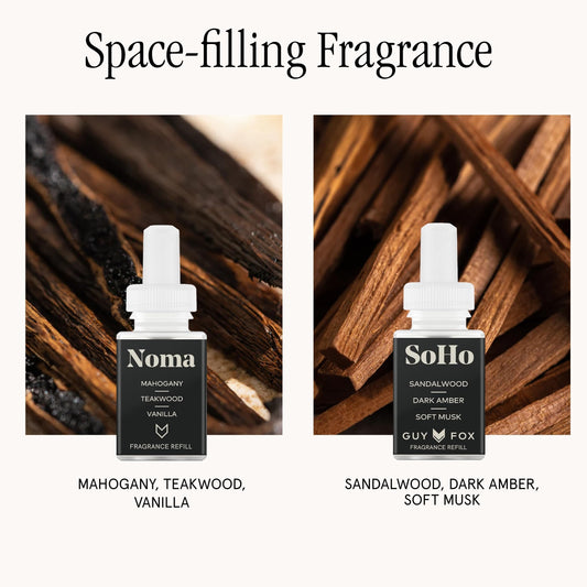 Pura SoHo refill bottle for amber sandalwood scent