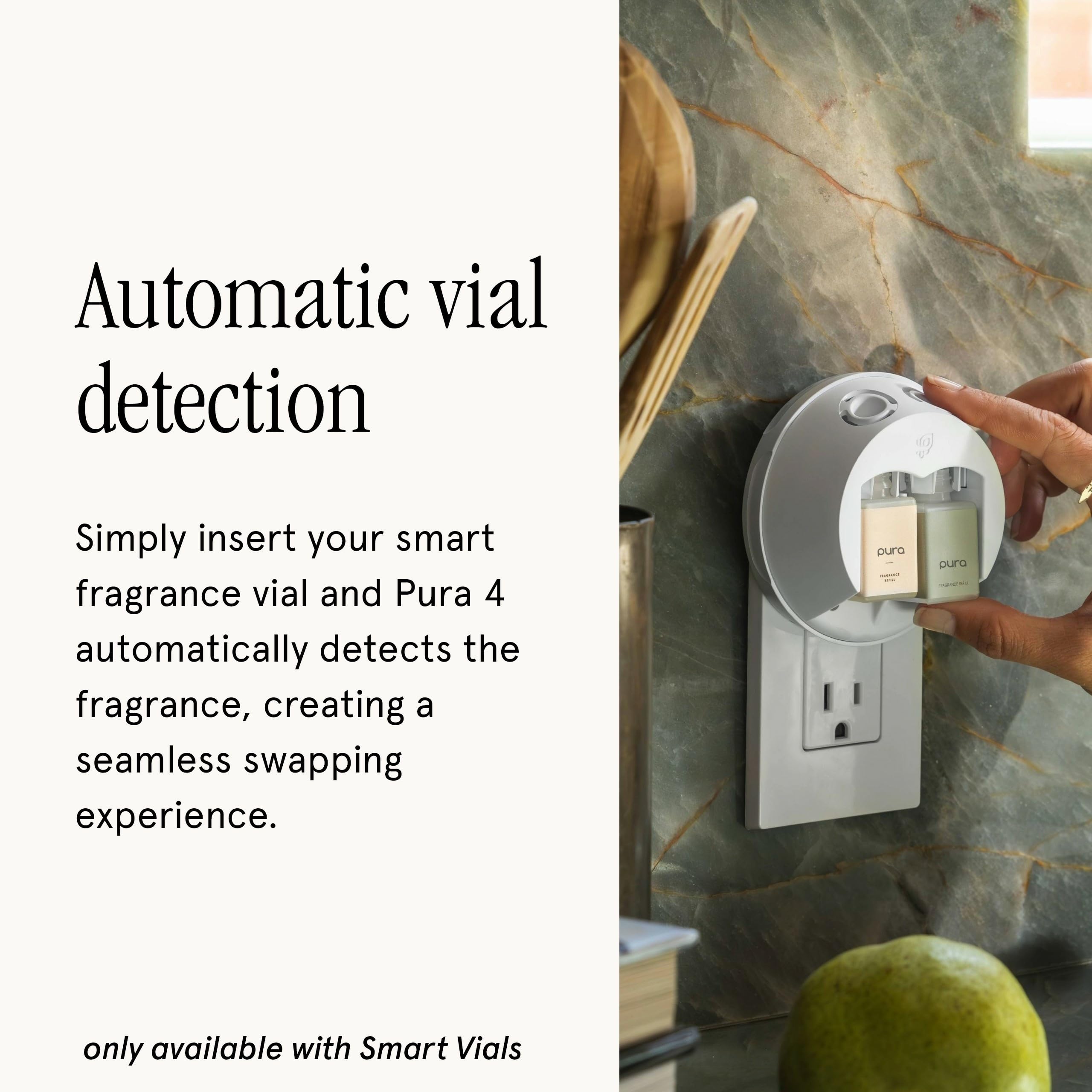 Pura 4 smart diffuser app control for scheduling.