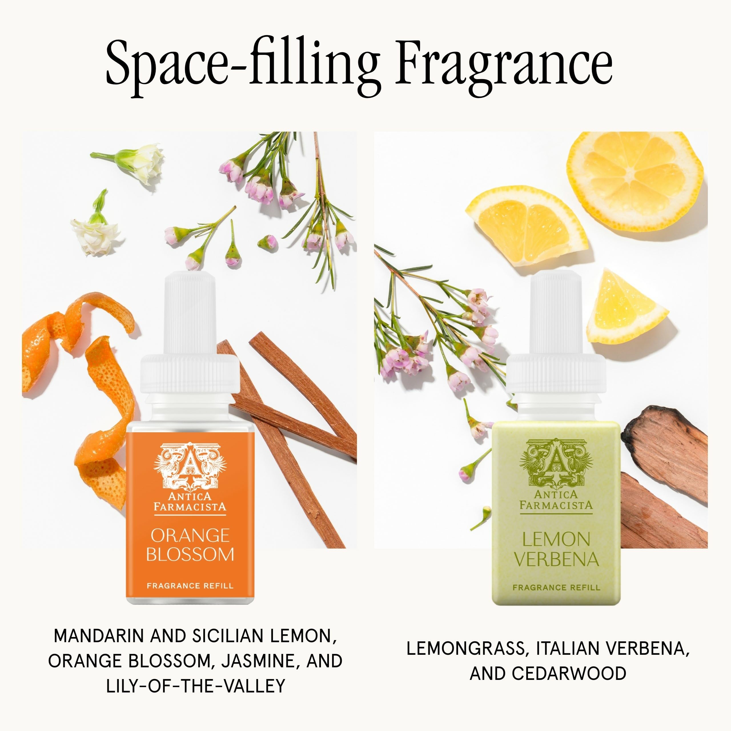 Pura 4 Orange Blossom refill delivers bright citrus floral aroma.