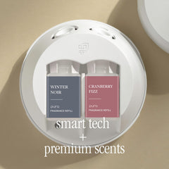 Pura 4 starter set with two refills for flexible fragrance options.
