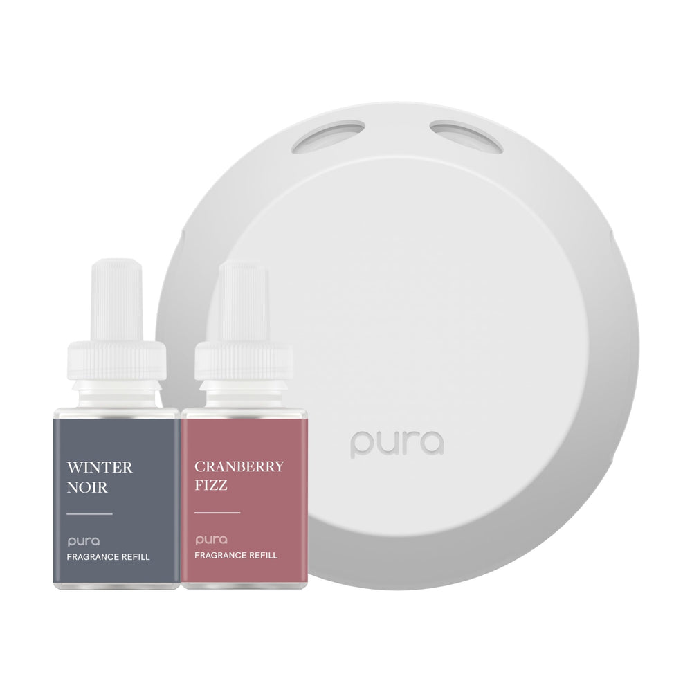 Pura 4 starter set square box—clean design for simple setup and gifting.