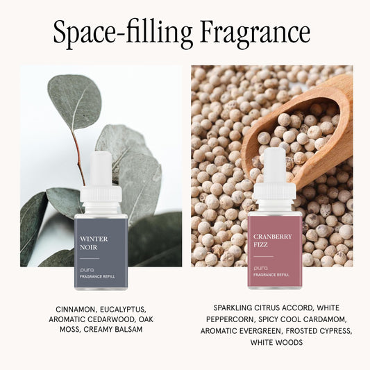 Pura 4 Winter Noir refill for a cozy, sophisticated home aroma.