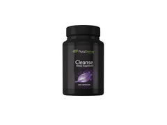 Puradyme Cleanse bottle cap close-up, highlighting easy daily detox support.