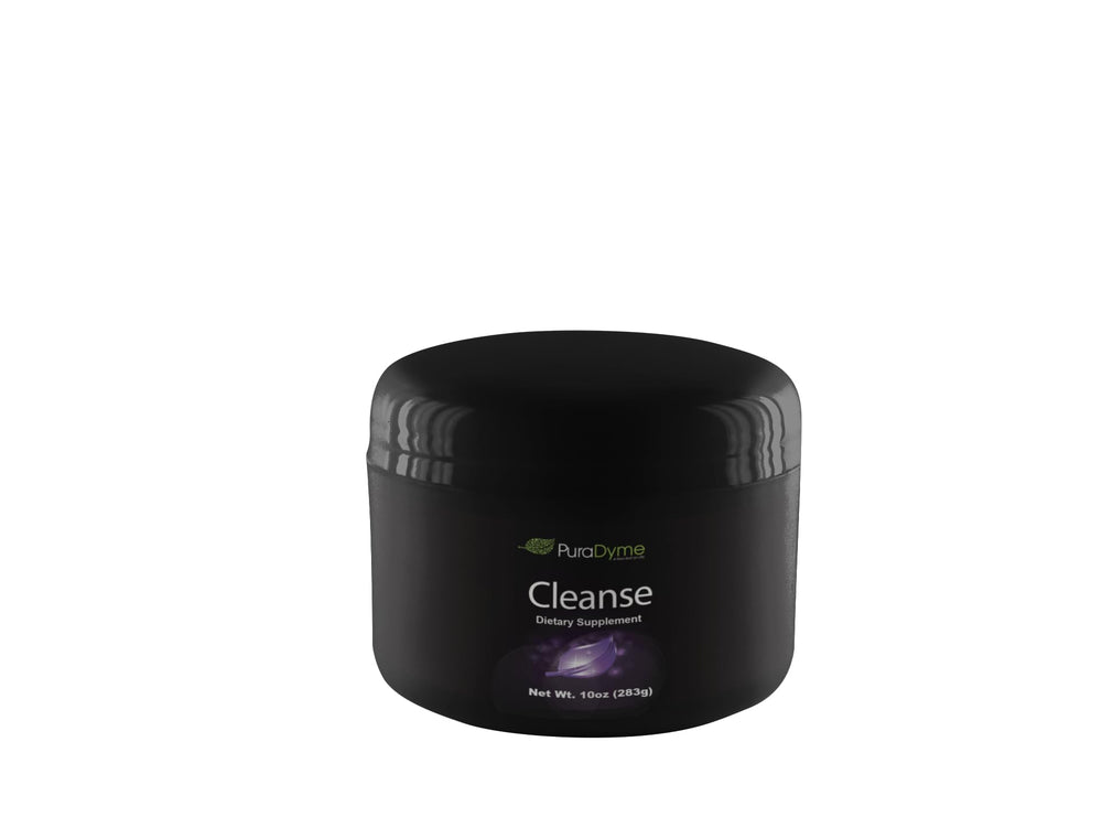 Puradyme Cleanse powder bottle ready for daily digestive support.