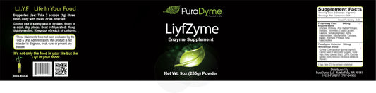 PuraDyme LiyfZyme powder dissolving in liquid for easy daily use.