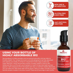 Fulvic acid in Purality Health B12 supports bioavailability and hydration balance