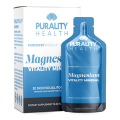 PURALITY HEALTH Magnesium Glycinate Gel bottle highlights daily wellness and absorption