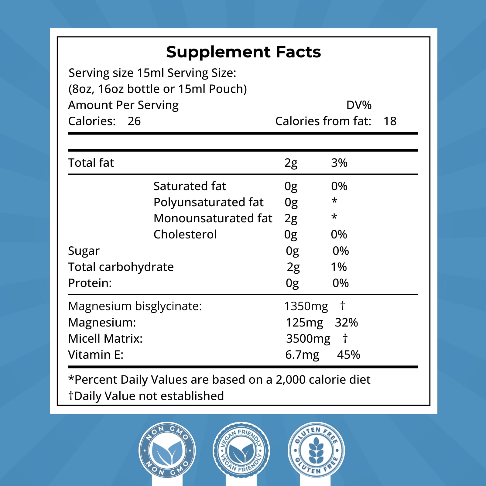 PURALITY HEALTH Magnesium Glycinate Gel pouch shows easy daily dosing for busy lifestyles