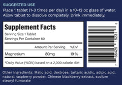 Purative Active H2 tablet in water demonstrates rapid dissolution for convenience