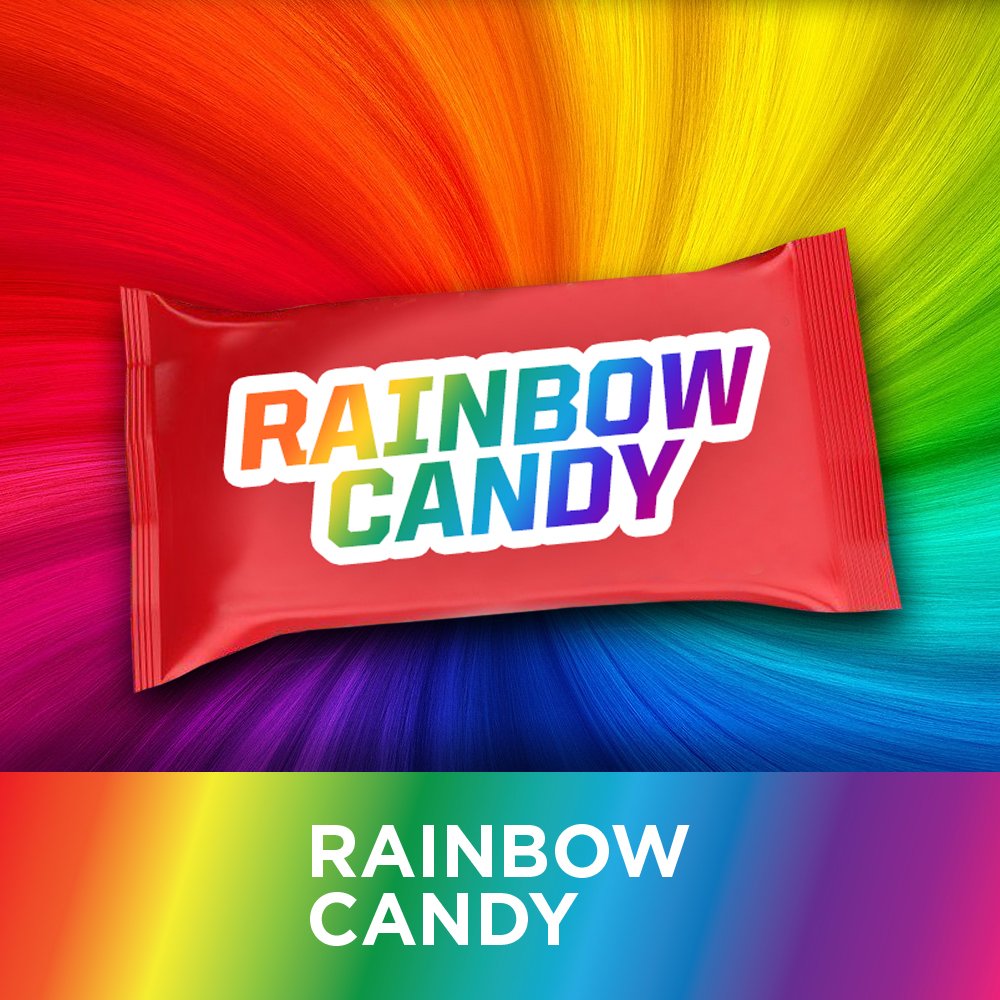 Purbolics Aminos Energy Rainbow Candy glass with lively pink-orange drink.
