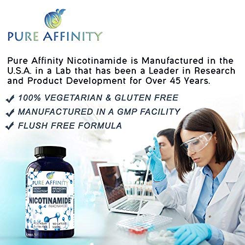 Pure Affinity B3 Nicotinamide label front highlighting product details