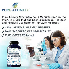 Pure Affinity B3 Nicotinamide label front highlighting product details
