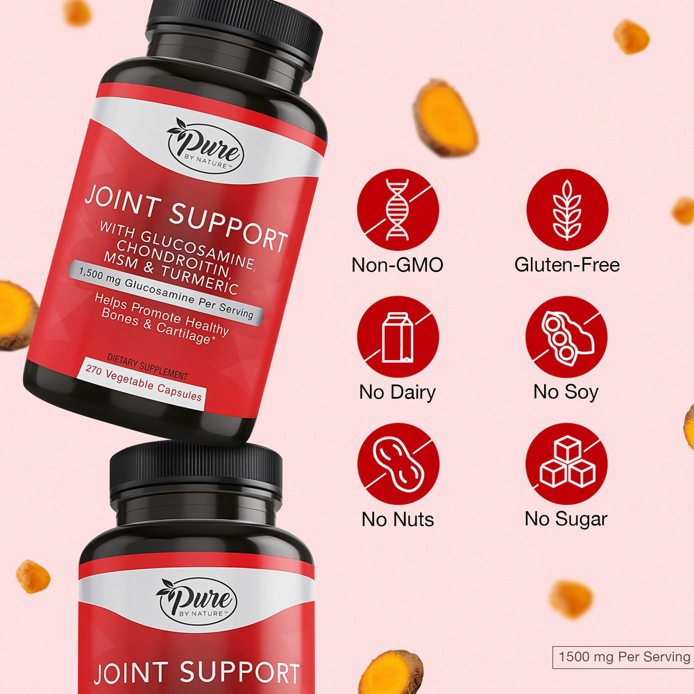 Pure By Nature turmeric boswellia extract bottle for anti-inflammatory support