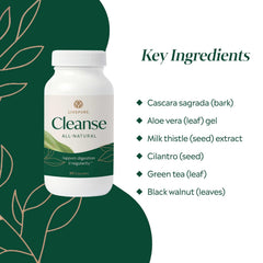 PURE Cleanse packaging angled shot emphasizing vegan, non-GMO integrity.