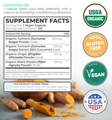 Pure Co organic turmeric powder highlights whole-food benefits for daily use.