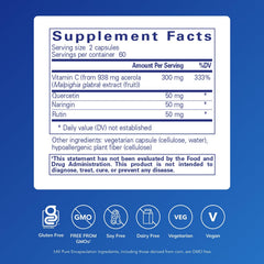 Pure Encapsulations Acerola/Flavonoid capsules ready for daily antioxidant support.
