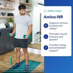 Amino-NR label front shows clean formulation.