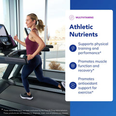 Pure Encapsulations Athletic Nutrients capsules closeup for easy daily use.