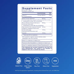 Pure Encapsulations Balanced Immune bottle side with dosage details for daily use