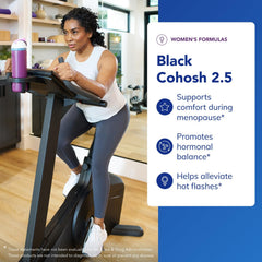 Pure Encapsulations Black Cohosh 2.5 capsules close-up showcases smooth, easy-to-swallow tablets