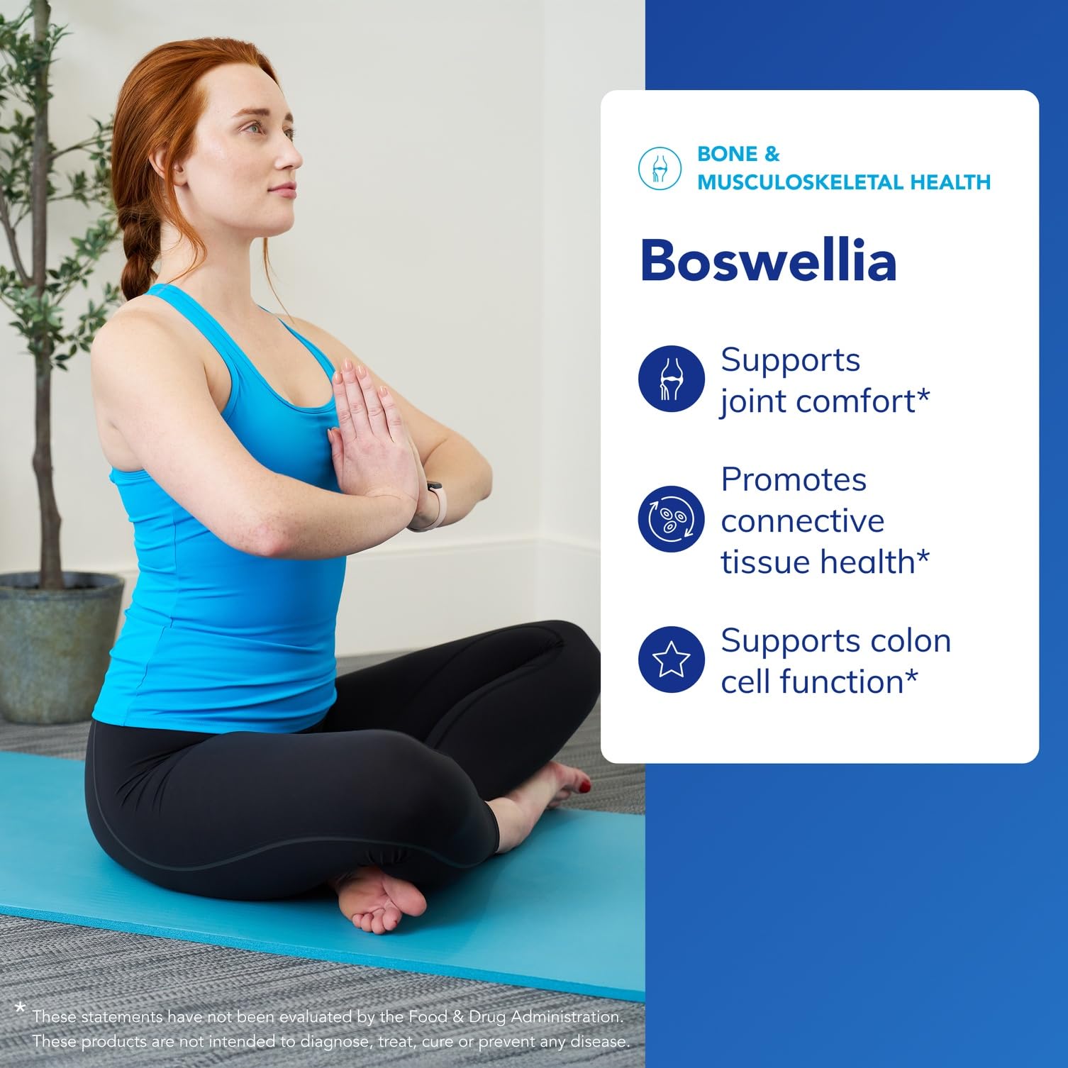 Pure Encapsulations Boswellia label detail emphasizes purity and allergen-free formulation.