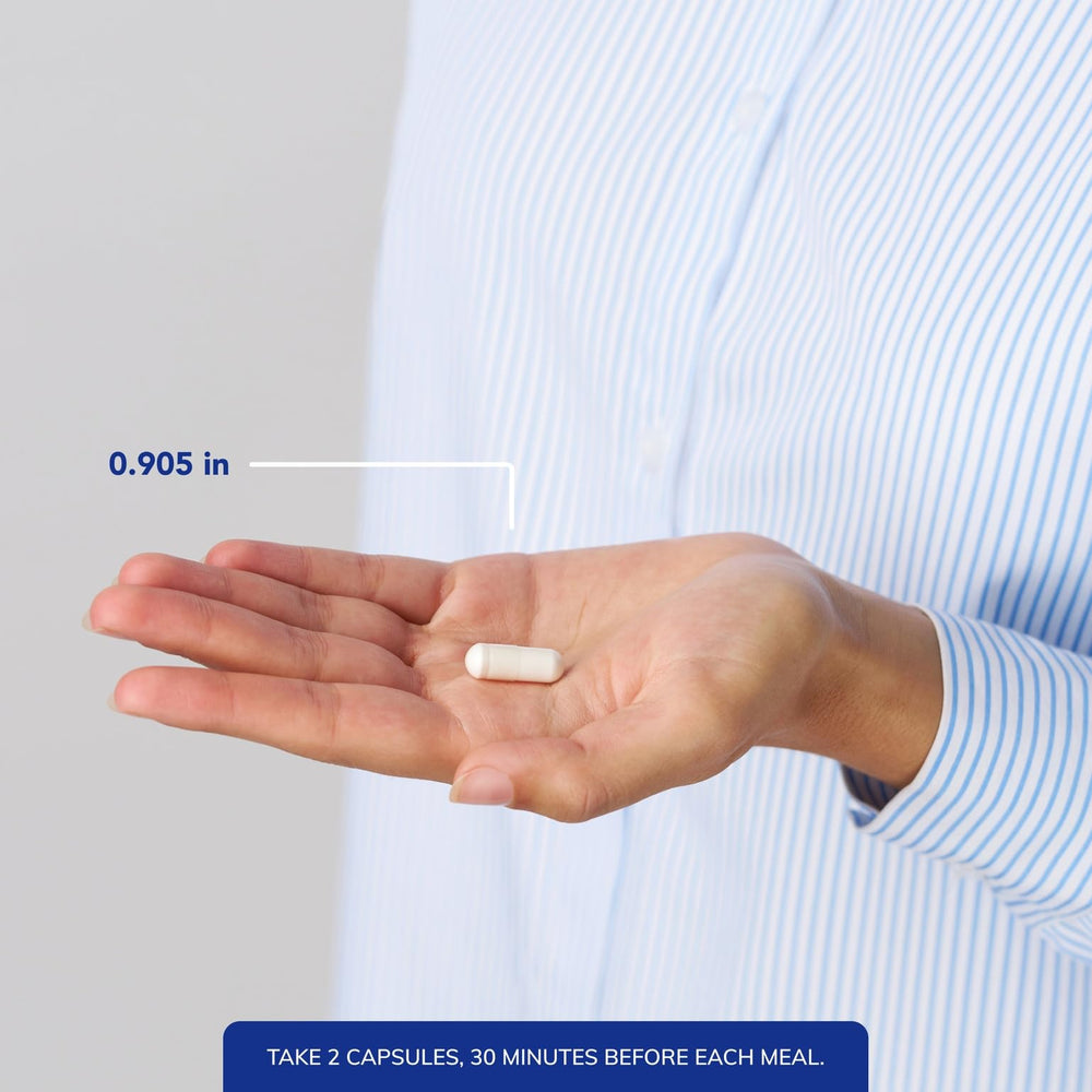 Pure Encapsulations Caprylic Acid bottle on desk, easy daily use for supporting gut comfort.