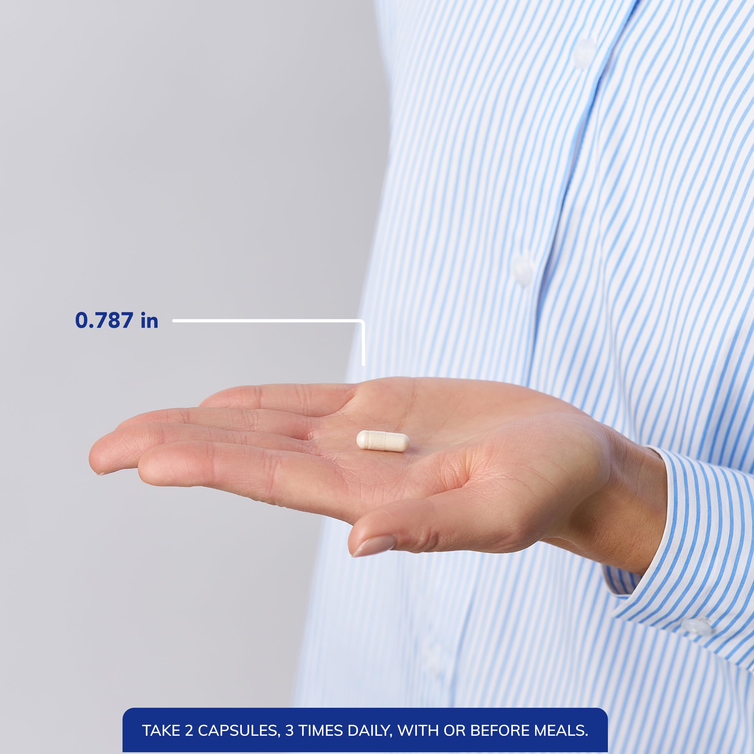 90-capsule bottle packaging indicates convenient daily use and clean ingredients.