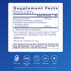 CholestePure capsules close-up highlighting phytosterol complex for healthy lipid balance